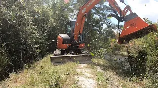 MTL XC5 Cutting An Overgrown Impound Embankment