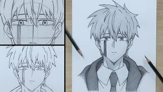 How to draw Lance Crown - Mashle | Anime Drawing
