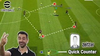 Beautiful Tiki-Taka Plays That Can't make Opponent cry 😢 Quick Counter formation efootball 2023