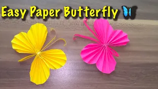 Easy Paper Butterfly 🦋 | #papercraft #craft