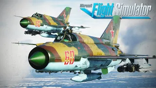 The Beast from the East! | Area 51 Test Flight | GKS MiG-21 - Full Flight Review | MSFS