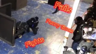 AIRSOFT FAILS FIGHTS AND FUNNY MOMENTS