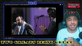 James Brown & Luciano Pavarotti - It's a Man's World (2002) *LIVE* REACTION!