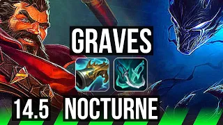 GRAVES vs NOCTURNE (JNG) | Rank 2 Graves, Rank 7, 11/5/18 | EUW Challenger | 14.5