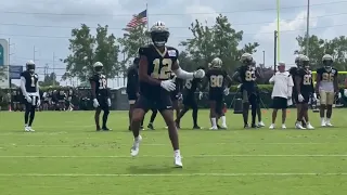 Chris Olave Training Camp Highlights | New Orleans Saints