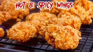 HOW TO MAKE JAMAICAN KFC HOT AND SPICY WINGS | Morris Time Cooking