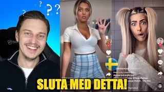 REAGERAR PÅ SVENSKA TIK TOK! 🇸🇪 | Värsta tik token jag sett!