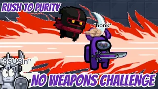 Defeating Sir Violet Using No Weapons - Soul Knight Rush to Purity Badass