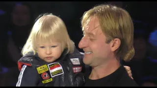 ICE is in my DNA. Evgeni Plushenko put his youngest son on skates