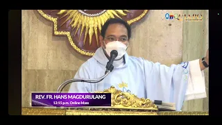Fr. Hans Magdurulang Reflection December 1, 2022