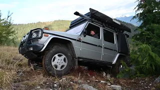 Mercedes G Wagon gets into trouble    Overlanding in the mountains   4K