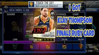 KLAY THOMPSON FINALS RUBY CARD REWARD ON DOMINATION EVENTS - NBA2K MOBILE