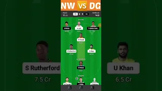 NW vs DG #abudhabi #shorts #cricket #viral #sports #t10 #predictions #trending #trend #best