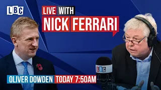 Nick Ferrari questions Conservative Party Chairman Oliver Dowden | Watch LIVE