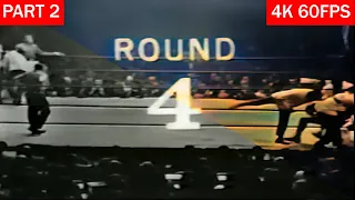 [4K, 60 FPS, Colorized] Muhammad Ali vs Floyd Patterson 1965 (Part Two)
