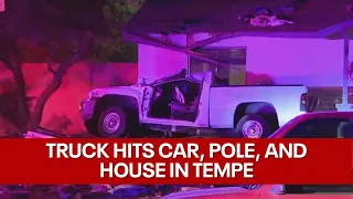 Suspected DUI driver crashed into Tempe home, police say