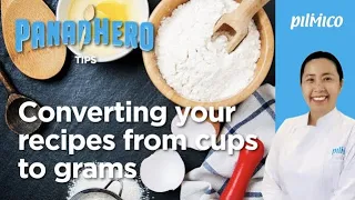 Panadhero Tips - Converting your recipes from cups to grams