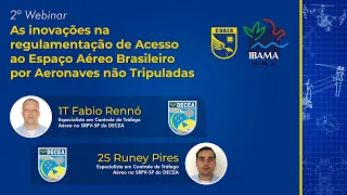 2° Webinar: As inovações na regulamentação de Acesso ao Espaço Aéreo Brasileiro por RPAs