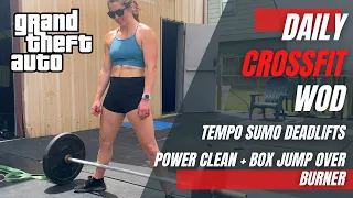 Down - Up - Down Ladder | Power Cleans & Box Jump Overs | Tempo Sumo Deadlifts TOO!