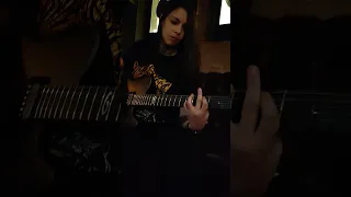 Tainá Bergamaschi (CRYPTA) Playthrough " Gojira Backbone"  Amazing Guitars