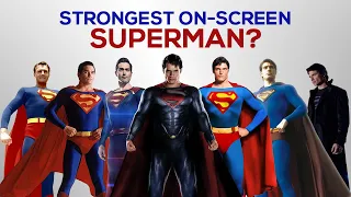 Strongest Version of Superman (on screen)