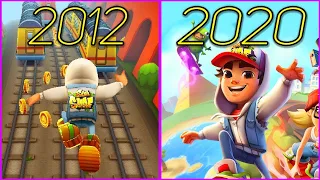 Evolution of Subway Surfers Games (2012-2021)