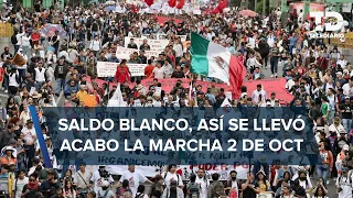 Marcha del 2 de octubre 2023 por 55 aniversario de la Matanza de Tlatelolco