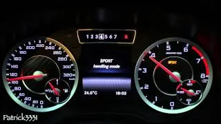 A45 AMG 4matic Edition1 - 0-160km/h with launch control - acceleration