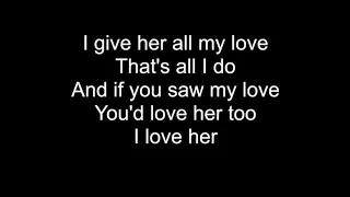 AND I LOVE HER | HD with lyrics | THE BEATLES cover by Chris Landmark