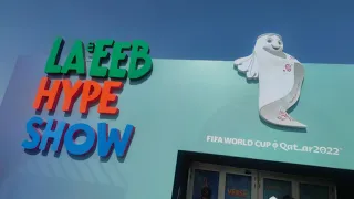 LA'EEB HYPE SHOW FIFA WORLD CUP Qatar 2022 @ the Live match between Cameroon and Serbia.// Aljanoob