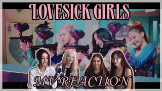 [Subs] BLACKPINK (블랙핑크)– ‘Lovesick Girls’ M/V Reaction + Short Dance Cover