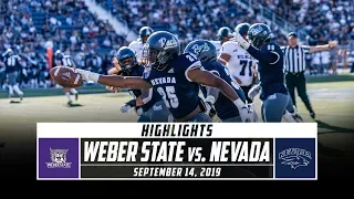 Weber State vs. Nevada Football Highlights (2019) | Stadium