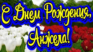 С Днем Рождения, Анжела! Новинка! Прекрасное видео поздравление! СУПЕР ПОЗДРАВЛЕНИЕ!