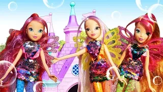 Bubble liquid for Winx dolls - Video for kids