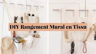 DIY Rangement Mural à Poches en Tissu // Comment Coudre un Organisateur Beau & Pratique ? //