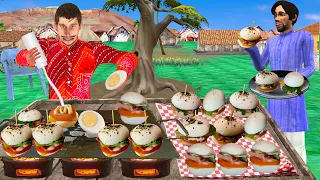 Famous Egg Burger Street Style Burger Street Food Hindi Kahani Moral Stories New Funny Comedy Video