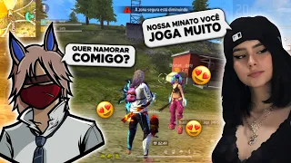 CAI COM UMA MENINA LINDA NO FREE FIRE E ME APAIXONEI 😍