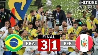 Brazil vs Peru 3-1 • Copa America FINAL Stage 2019 • All Goals & Highlights HD