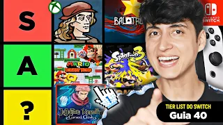 Rankeando 25 Jogos! Quais novos jogos no Switch valem a pena? | Tier List Guia 40 | Fevereiro 2024