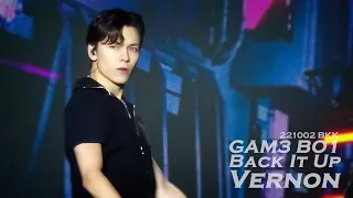 [버논 직캠] 221002 GAM3 BO1, Back It Up 버논 포커스