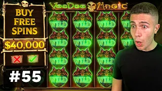 $40000 BONUS BUY on VooDoo Magic, BIG WIN on Book of Tut! - AyeZee Stream Highlights #55