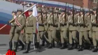 Raw Video: Russia Holds 65th Victory Day Parade