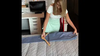 Trousers hanging tutorial - no slip