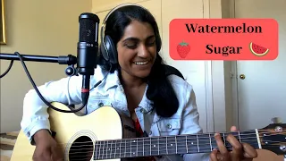 Watermelon Sugar - Harry Styles (Live Acoustic Loop Cover by Rukshali)