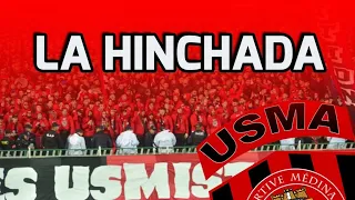 أنصار اتحاد العاصمة و أداء مميز لأغنية La Hinchada من مدرجات ملعب 5 جويلية USMA 2023