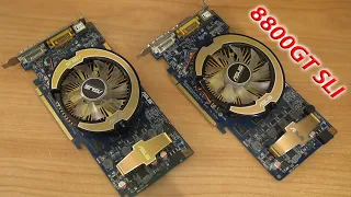 8800GT SLI in 2021 / Dual Cards .... Double the Fun ?