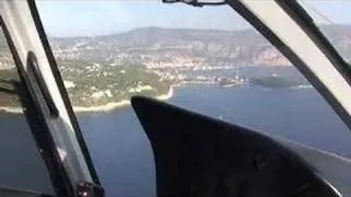 Helicopter flight to Monaco