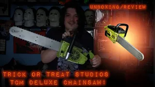 Unboxing Trick or treat studios TCM Deluxe Chainsaw