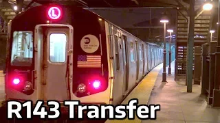 ⁴ᴷ R143 Transfer Trains on the D line