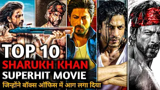 TOP 10 Highest Grossing Movie Of SHAHRUKH KHAN🔥 Including Pathaan || PATHAAN Boxoffice collections🍿🔥